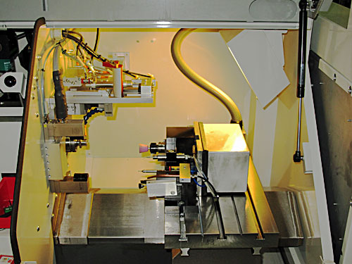 Automation Innenraum Haas-Maschine